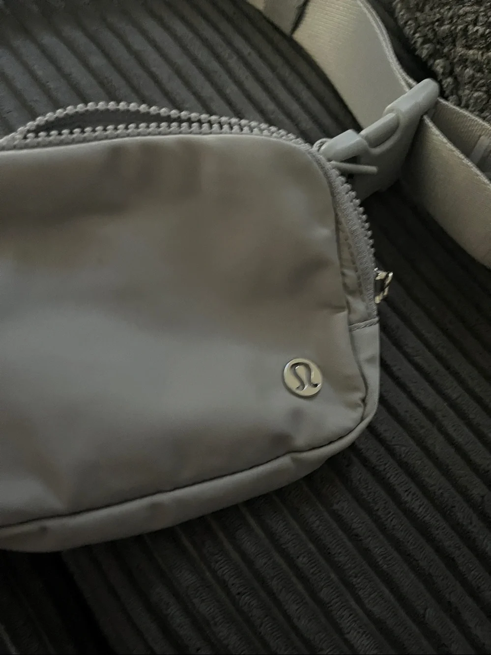 Lululemon Beige Crossbody Belt Bag Grey